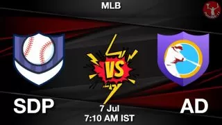 SDP vs AD Baseball Match Previews