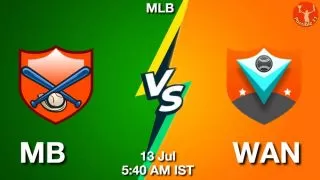 MB vs WAN Baseball Match Previews