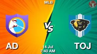 AD vs TOJ Baseball Match Previews