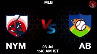 NYM vs AB Baseball Match Previews