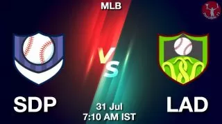 SDP vs LAD Baseball Match Previews