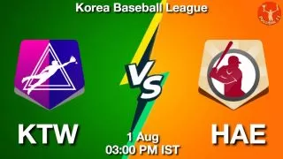 KTW vs HAE Baseball Match Previews