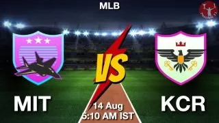 MIT vs KCR Baseball Match Previews