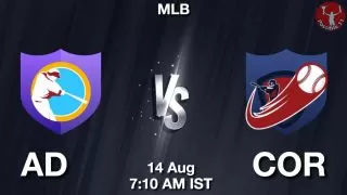 AD vs COR Baseball Match Previews