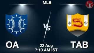OA vs TAB Baseball Match Previews
