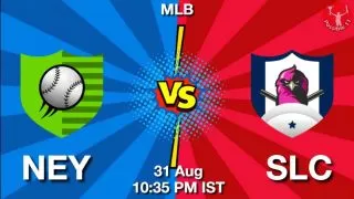 NEY vs SLC Baseball Match Previews