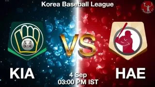 KIA vs HAE Baseball Match Previews