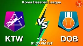 KTW vs DOB Baseball Match Previews