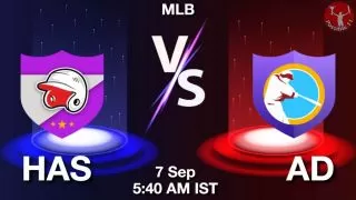 HAS vs AD Baseball Match Previews