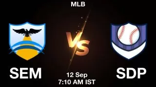SEM vs SDP Baseball Match Previews