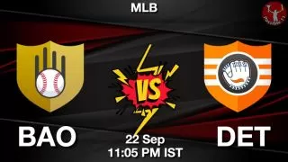 BAO vs DET Baseball Match Previews