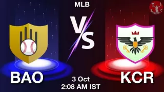 BAO vs KCR Baseball Match Previews