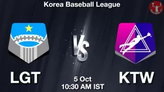LGT vs KTW Baseball Match Previews