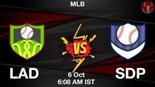 LAD vs SDP Baseball Match Previews
