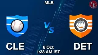 CLE vs DET Baseball Match Previews