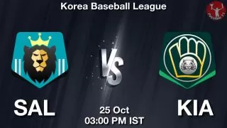 SAL vs KIA Baseball Match Previews