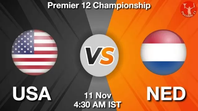 USA vs NED ड्रीम11 भविष्यवाणी, फैंटेसी क्रिकेट टीम - 11 नवंबर 2024