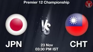 JPN vs CHT Matcch Previews