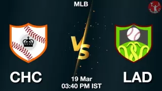 CHC vs LAD Baseball Match Previews