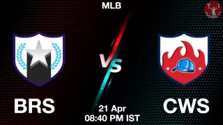 BRS vs CWS Baseball Match Previews