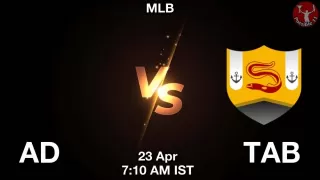 AD vs TAB Baseball Match Previews