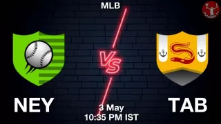 NEY vs TAB Baseball Match Previews