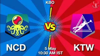 NCD vs KTW Baseball Match Previews