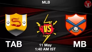 TAB vs MB Baseball Match Previews