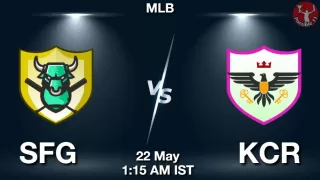 SFG vs KCR Baseball Match Previews