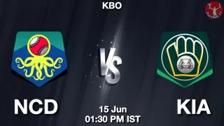 NCD vs KIA Baseball Match Previews
