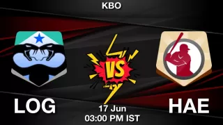 LOG vs HAE Baseball Match Previews