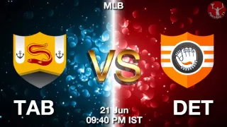 TAB vs DET Baseball Match Previews