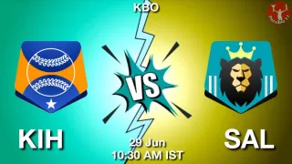 KIH vs SAL Baseball Match Previews