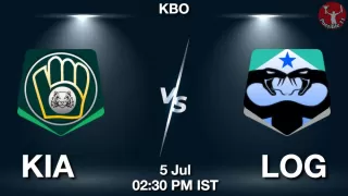KIA vs LOG Baseball Match Previews