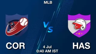 COR vs HAS Baseball Match Previews