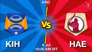KIH vs HAE Baseball Match Previews
