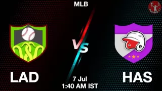 LAD vs HAS Baseball Match Previews