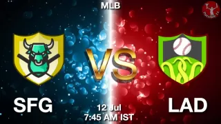 SFG vs LAD Baseball Match Previews
