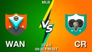 WAN vs CR Baseball Match Previews