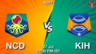 NCD vs KIH Baseball Match Previews