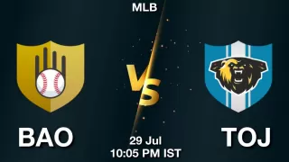 BAO vs TOJ Baseball Match Previews