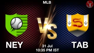NEY vs TAB Baseball Match Previews