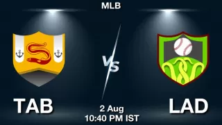 TAB vs LAD Baseball Match Previews