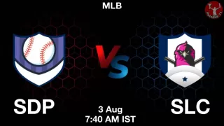 SDP vs SLC Baseball Match Previews