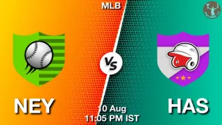 NEY vs HAS Baseball Match Previews