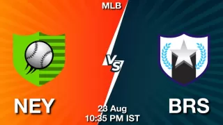 NEY vs BRS Baseball Match Previews