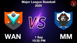 WAN vs MM Baseball Match Previews