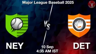 NEY vs DET Baseball Match Previews