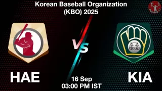 HAE vs KIA Baseball Match Previews
