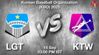 LGT vs KTW Baseball Match Previews